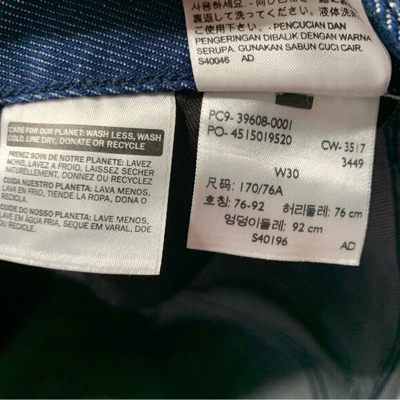 Levi’s line 8 wide leg crop jeans size 30 - Picture 13 of 15